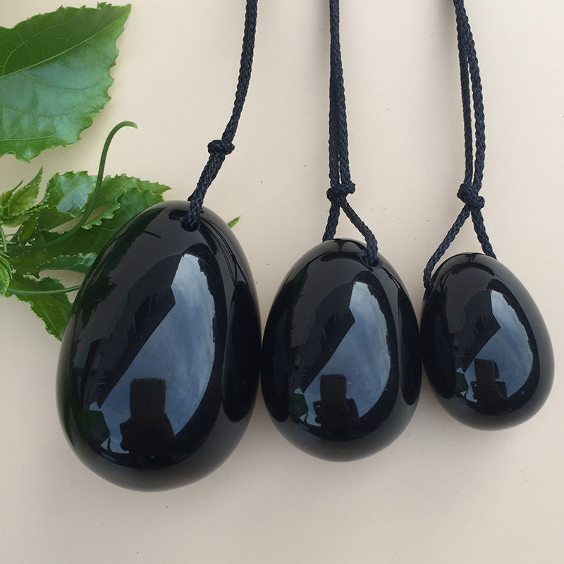 Midnight Obsidian Oval Pendant